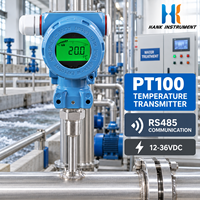 Transmitter Suhu RS485 Sensor Digital Pt100 12-36VDC untuk Otomasi Industri dan Kontrol Proses