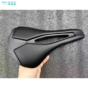 <span class=keywords><strong>Selle</strong></span> de vélo SeeMore prête à être expédiée, ultra légère, en fibre de carbone T800, à nez court, creuse, ergonomique, pour vélo de route et VTT, version EV - Product Image 1