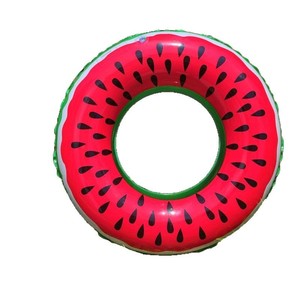 Flotador de natación de sandía para niños, juguete inflable de PVC engrosado para piscina, diversión de verano - Product Image 3