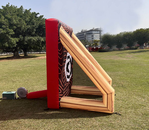 Oxford nhỏ lễ hội Inflatable rìu ném trò chơi thể thao tương tác Inflatable rìu ném chụp targe phi tiêu trò chơi - Product Image 2