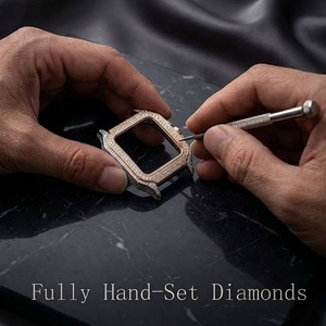 Montres automatiques Hip Hop Iced Out VVS1 Moissanite de haute qualité, très demandées, testées au diamant, boîtier de <span class=keywords><strong>montre</strong></span> en diamant - Product Image 5