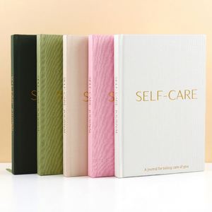 Carnet de planification A5 en lin rigide, 80 feuilles, journal quotidien non daté d'affirmations positives, coffret cadeau pour fille - Product Image 2