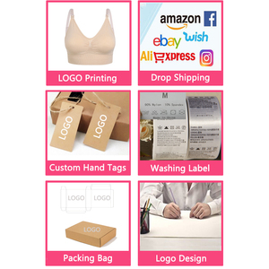 Sujetador Deportivo de Maternidad con Logotipo Personalizado, Cómodo, Inalámbrico, Abertura Frontal, Transpirable, Antibacteriano, con Tirantes Ajustables - Product Image 6