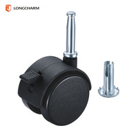 Roulettes de 40 mm, roulettes en nylon de 50 mm pour meubles, roulettes pour valises, roulettes de 2 pouces provenant de fournisseurs de quincaillerie de Guangzhou