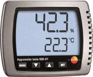 เครื่องวัดอุณหภูมิและความชื้นดิจิตอล Testo 608-H1 ของแท้ใหม่ พร้อมฟังก์ชั่นวัดจุดน้ำค้าง ราคาพิเศษ - Product Image 1