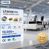MESIN PEMOTONG LASER SERAT G.WEIKE LF3015E 1000-3000W Kontrol Otomatis Cypcut Pemotongan Logam Dukungan AI/BMP