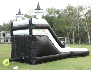 Trượt nước thương mại ngoài trời trẻ em người lớn bên trượt nước Inflatable trượt nước với hồ bơi - Product Image 6
