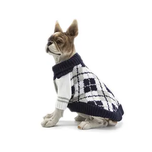 (DS-003A) Pet abbigliamento vestiti del cane animali domestici cappotto di lavoro a maglia Maglione giacche