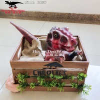Marionnette Animatronique Réaliste de Bébé Dinosaure pour Parc à Thème