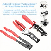 Pince à collier de serrage CiHOO, outil de démontage de collier de serrage de soufflet de cardan, kit de réparation automobile universel pour tuyau d'échappement et châssis, en acier à haute teneur en carbone, souple