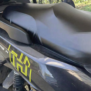 Gran Oferta personalizada Universal motocicleta antideslizante venta al por mayor transpirable TPU cuero sillín lluvia motocicleta asiento cubierta con elástico - Product Image 4