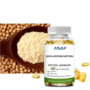 อาหารเสริมใยอาหารเลซิตินจากถั่วเหลือง CAS 9000-70-8วิตามินซอฟเจลเลซิตินจากถั่วเหลือง - Product Image 3