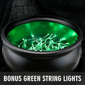 Lớn ngoài trời Halloween trang trí phù thủy Vạc trên chân máy với bộ xương và Vạc khuếch tán kỳ nghỉ Nguồn cung cấp - Product Image 5