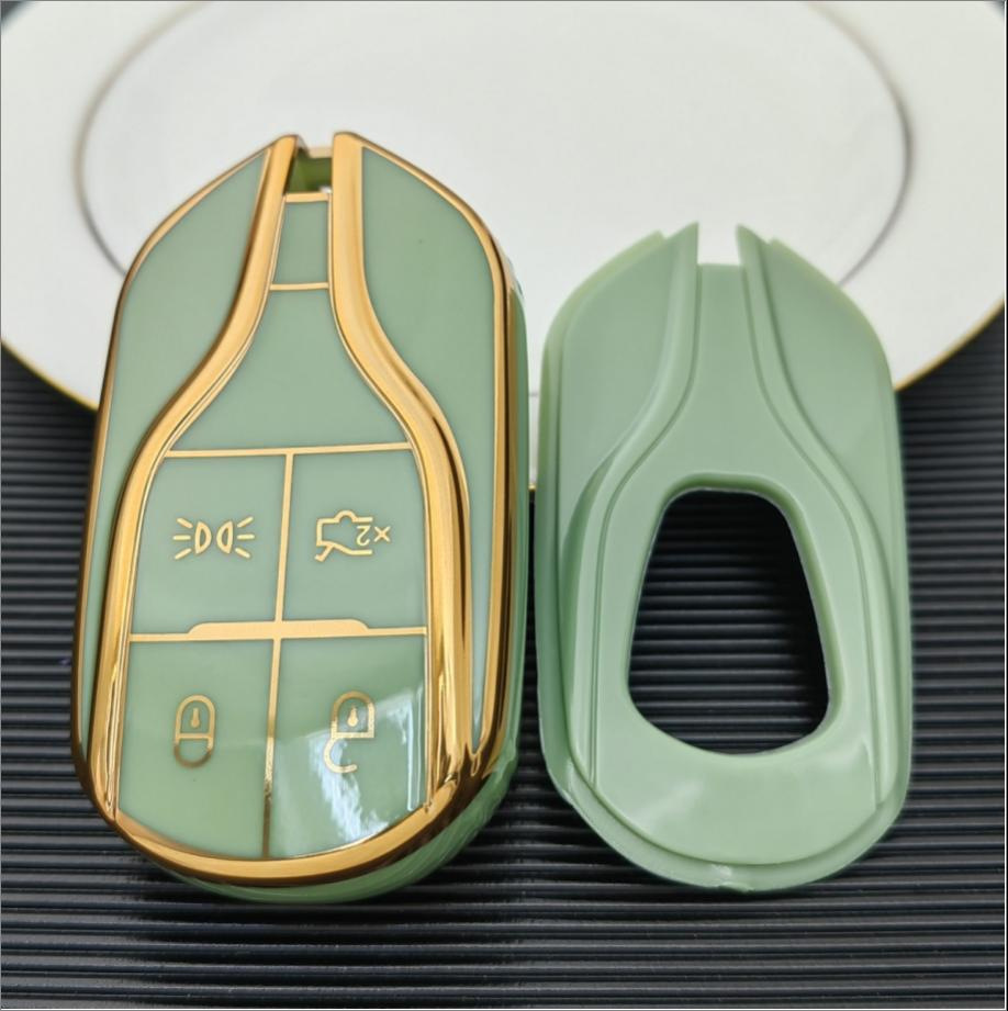 Matcha green + [gold edge single shell]