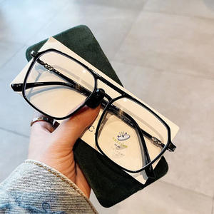 Nouvelles lunettes anti-lumière bleue TR90, monture irrégulière quadrilatère, monture complète, verres PC, design unisexe tendance R3 21048 - Product Image 5