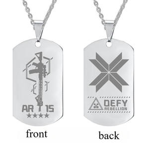 สร้อยคออะนิเมะสำหรับเด็กผู้หญิง, จี้เหล็กไทเทเนียม Ump45แฟชั่นฮาโลวีนของขวัญสำหรับผู้ชายผู้หญิงคอสเพลย์ - Product Image 5