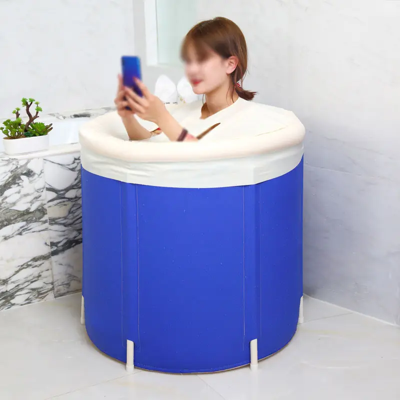Foldable Custom Portable Ice Water Tub Inflatable Outdoor Ice Pool For Fitness Recovery Bath