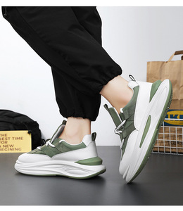 Nouvelle Tendance : <span class=keywords><strong>Chaussures</strong></span> Décontractées Légères <span class=keywords><strong>en</strong></span> Cuir pour Hommes, <span class=keywords><strong>Chaussures</strong></span> de Sport Respirantes de Luxe pour Hommes, Idéales pour la Marche et la Course - Product Image 5
