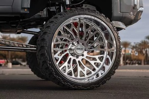 Rines Forjados FANXI Liberty, Mismo Tipo para Camioneta, 5x139.7 26x12 26x14, Aleación Personalizada, Dirección de 6 Birlos, para Dodge <span class=keywords><strong>Dakota</strong></span> - Product Image 4