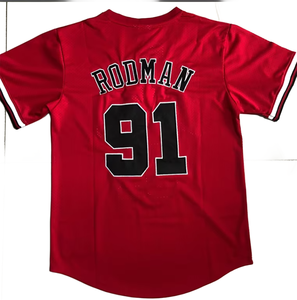 Maillots de <span class=keywords><strong>baseball</strong></span> au design original, logos et noms imprimés par transfert thermique, sur mesure, pour les 30 équipes, manches courtes, 100 % respirants - Product Image 6