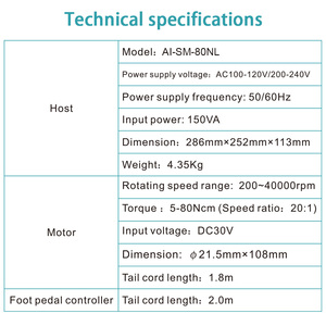 Nhà Máy Giá đa chức năng nha khoa LED 20:1 sợi quang cấy ghép hệ thống động cơ với màu sắc màn hình cảm ứng - Product Image 5