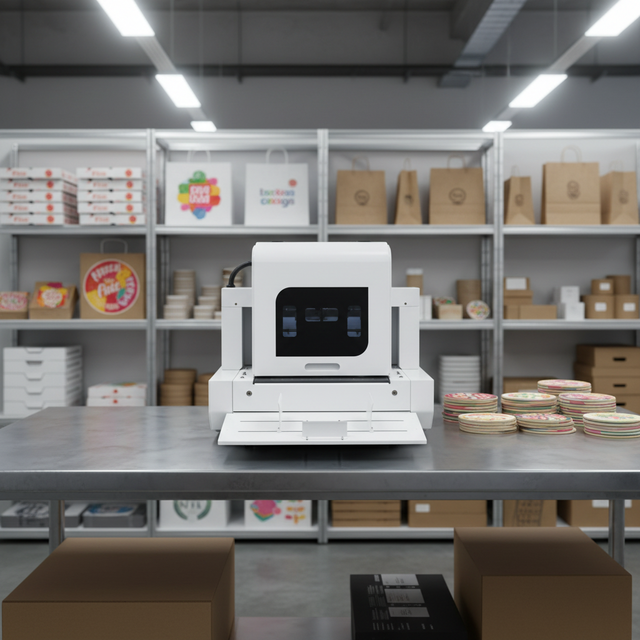 High Efficiency Single Pass Label Printer 21CM Effective Printing Width for Label Card and Packaging Printing