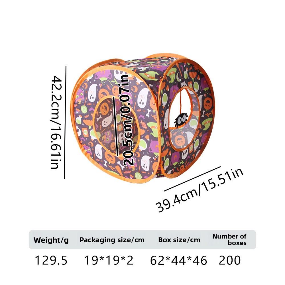 B18302 - Ghost Halloween Square Tunnel