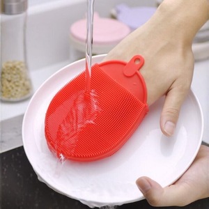 Cepillo de Silicona para Cocina, Cepillo para Lavavajillas, Cepillo Portátil para Lavavajillas - Product Image 1