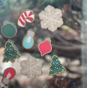 Personalized Christmas <strong>Wall</strong> <strong>Stickers</strong> Removable Vinyl Decals Custom <strong>Name</strong> Holiday Decorations Home Party Windows Gifts - Product Image 3