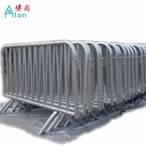 Temporary Crowd Control Barrier Galvanized Pedestrian Barriers French Barricade