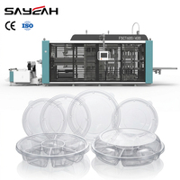 Automatische PP PS PET PVC plastic koffiebeker deksel container schaal deksel dekselafdekking thermoformmachine