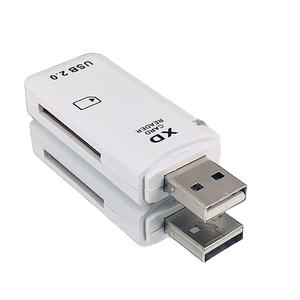 Lector de Tarjetas USB Mini Multi-en-1, Lector de Tarjetas XD y SD/TF con Luz, Alta Velocidad, Todo en Uno, Instalación Externa, Gran Venta - Product Image 1