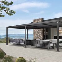 Youya Jardin terrasse patio auvent couvrant pergola pergola pergola motorisée pergola-aluminium bioclimatique pergola en aluminium avec lumière