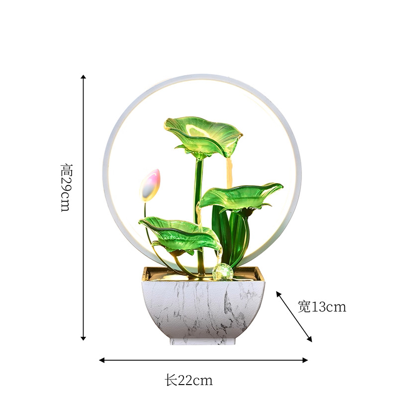 F051 - Pompe à eau standard européenne verte avec anneau LED