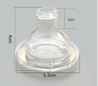 Tétine en silicone pour biberon standard, sans BPA, tétine pour biberon universelle à large ouverture, sucette pour bébé