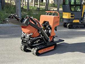 Bétonnière sur chenilles autoportante, bétonnière portative pour la construction, mini-bétonnière <span class=keywords><strong>tout</strong></span>-terrain - Product Image 6