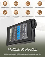 Baterai Pengganti Konsol Game PSP-110 1000/1001/PSP Fat Berkualitas Tinggi 3.6V 1800mAh Lithium Polymer