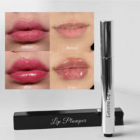 Stylo volumateur pour les lèvres naturel et végétalien de haute qualité, à longue tenue, à l'acide hyaluronique, gloss repulpant, hydratant et éclaircissant