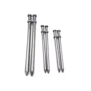 Factory direct sale polished galvanized duplex nails scaffolding nails double head nails