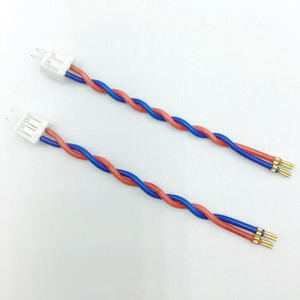 Kustom kawat tembaga timah disepuh JST konektor SCN-2P (jaket PVC) untuk perangkat elektronik kompak koneksi papan PCB - Product Image 4