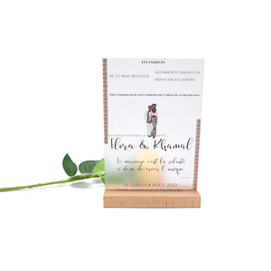 Mode <span class=keywords><strong>D</strong></span>'<span class=keywords><strong>invitation</strong></span> de Mariage En Acrylique Transparent En Plexiglas De Voeux <span class=keywords><strong>Carte</strong></span> Logo Givré <span class=keywords><strong>D</strong></span>'<span class=keywords><strong>invitation</strong></span> De Mariage - Product Image 2