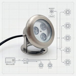 Projecteur LED Subaquatique Haute Efficacité pour Fontaine et Piscine - Conception Thermique Optimisée - PCB en Aluminium pour Dissipation Rapide de la Chaleur et Longue Durée de Vie - Product Image 4
