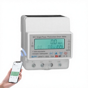 Monitor de Energía Inteligente Fotovoltaico Monofásico Wifi Tuya, Medidor de Energía 100A 230V 50/60Hz, Medidor de KWh OPWTY-100-4 CLASE 1 - Product Image 3