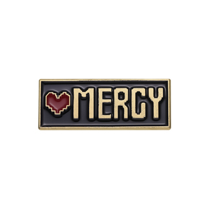 <span class=keywords><strong>Dark</strong></span> Romance Accessoires Rouge Coeur Mercy Épingles En Émail Gothique Noir Broches pour Vêtements Col Revers Badge En Métal - Product Image 1
