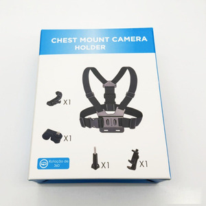 Accessoires de prise de vue en vue à la première personne, <span class=keywords><strong>sangle</strong></span> de poitrine pour caméra d'<span class=keywords><strong>action</strong></span>, support de téléphone pour diffusion en direct et cyclisme en extérieur - Product Image 1