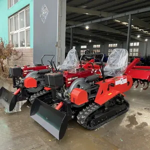 Mini tracteur à chenilles télécommandé, machine agricole 25 Hp à vendre