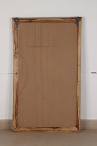 Miroir mural artisanal en bois massif avec finition en bois naturel, miroir décoratif pour l'entrée, la salle de bain et la chambre à coucher - Product Image 3