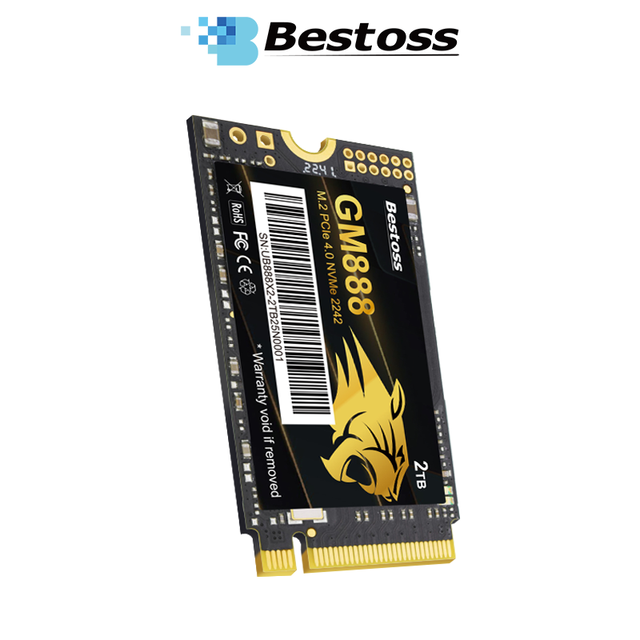 Bestoss Hot-selling Internal Desktop M.2 PCIe 4.0 NVMe 2242 256GB/512GB/1TB/2TB Solid State Drive