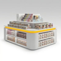 Conception de magasin de jouets de style moderne, présentoir personnalisé, vitrine, armoire de présentation