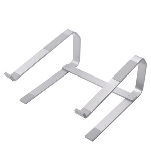Soporte para computadora portátil, soporte de altura ajustable de aleación de aluminio para computadoras portátiles, organizador de escritorio, color plateado - Product Image 5
